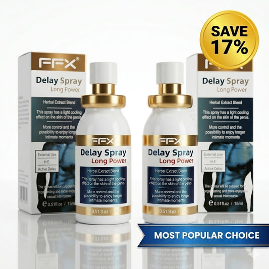 FFX Delay Spray Duo Bundle - Two Bottles Pack - Save 17% Off - Most Popular Choice